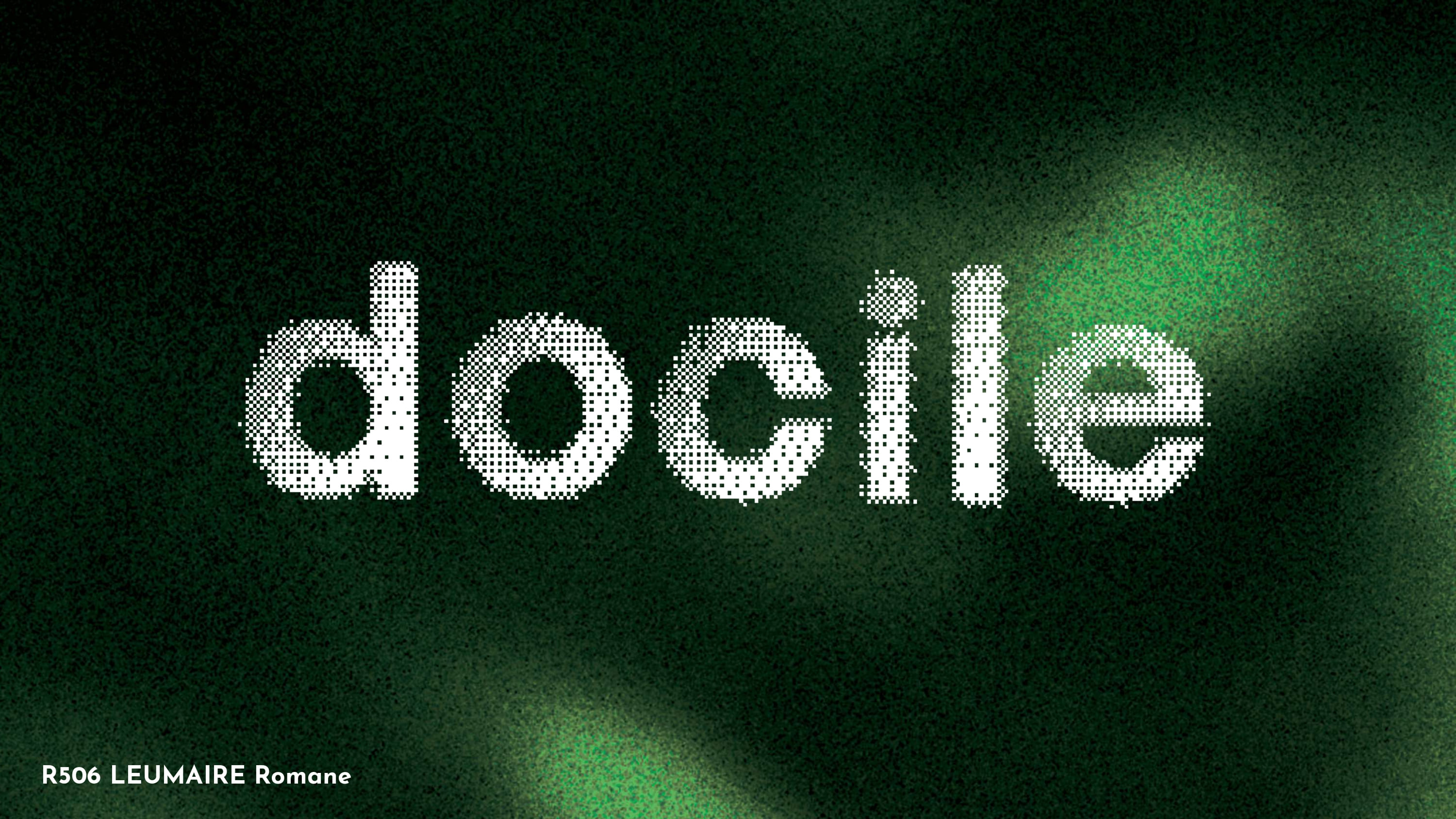 Typographie 'Docile'